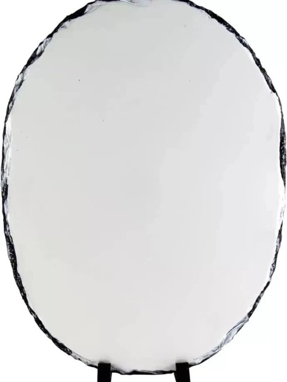 Oval Sublimation Slate BLANK LARGE , Quality Photo Display, Feet Included